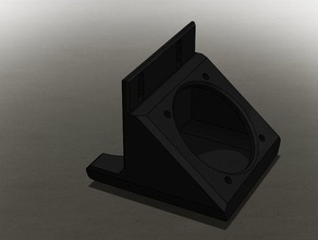 wades extruder fan mount 40mm 3d printer parts cooling i3 prusa 3d print model - Mito3D