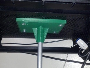 Klammer verwendet laptop-stand computer openscad 3d print model - Mito3D