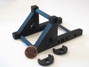 zheng3 penny Katapult montiert mechanisch ist - Spielzeug 3d seej 3d print model - Mito3D