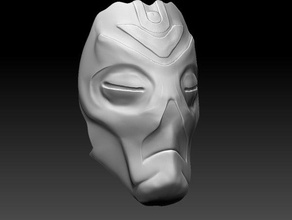 skyrim Drachen Priester Maske Skulpturen darkshark testtesttesttest 3d print model - Mito3D