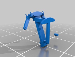 mini balista mecânico brinquedos 3d print model - Mito3D