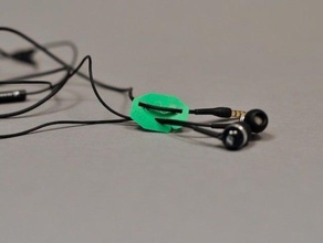 cabel-chose l'audio fablab fab lab le casque d'écoute nœud lasercutter coupeur de laser en polypropylène utile 3d print model - Mito3D