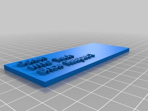 de tecnología la información signo otros personalizado 3d print model - Mito3D