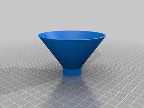large-bore funnel hand tools 3d print model - Mito3D