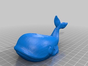 gülen balina sahne 3d print model - Mito3D