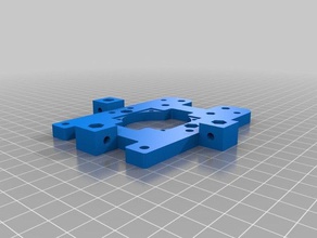 x-transporte de bloco apoio híbrido kraken wade acessório compatível monta 3d a impressora partes buda e3d 3d print model - Mito3D