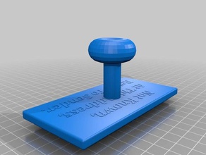 Stempel Rücksendung andere 3d print model - Mito3D