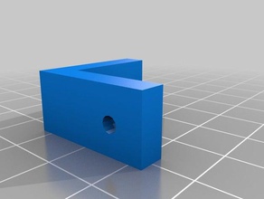 soporte partes en ángulo recto, de 3d print model - Mito3D