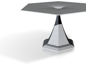mesa de jardim x3db ao ar livre móveis tabelas 3d print model - Mito3D