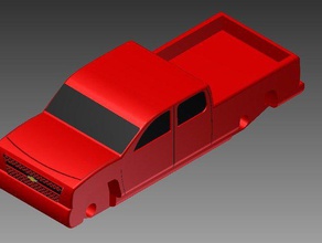 chevrolet silverado kamyon araç chevy 3d print model - Mito3D