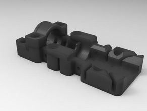 dremel personnalisé vice-première de la pièce jointe machine outils frontale à l'horizontale manuel 3d print model - Mito3D