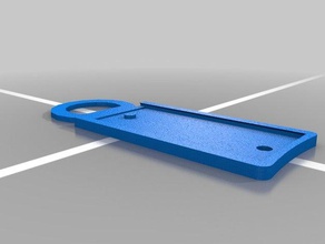 writable key tab holder automotive 3d print model - Mito3D