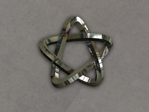 solomon seal knot jewelry 3d print model - Mito3D