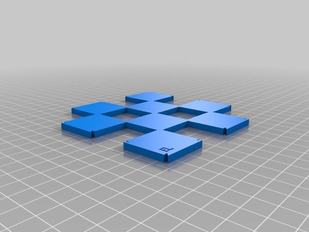 my customized extensible chessboard 3D print model - Mito3D