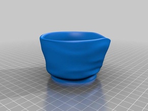 hand crafted bowl kitchen dining 3d print model - Mito3D
