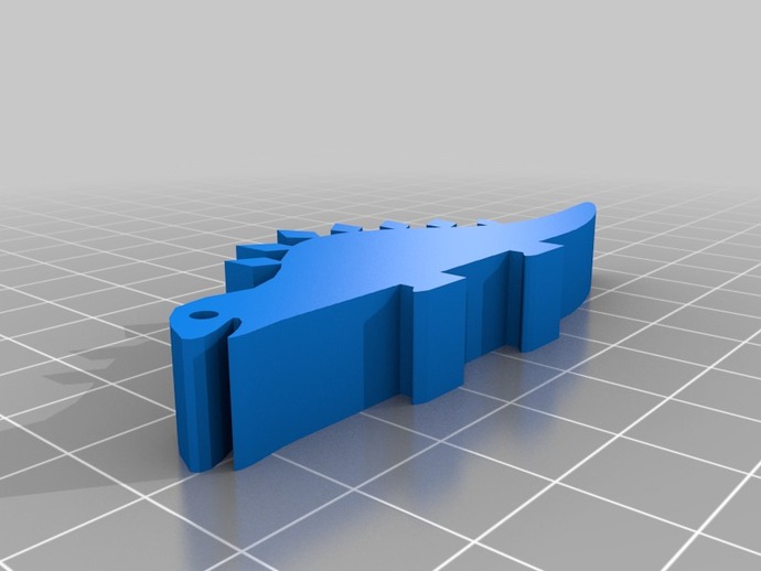 stegosaurus hayvanlar 3D print model - Mito3D