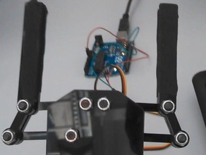 servo controladas garra la robótica robbinsvillehighschool 3d print model - Mito3D