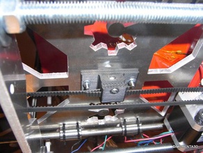 clip t25 belt prusa i3 3d printer parts heatedbed hotbed t2 5 3d print model - Mito3D