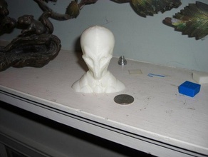 silencio criaturas el busto médico doctorwho drwho cabeza monstruo 3d print model - Mito3D