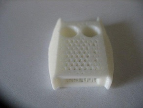 feathered owl usb computer 3d print model - Mito3D