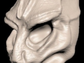 uzaylı kafası heykeller 3d print model - Mito3D