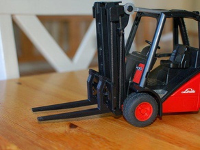 replacement fork toy forklift construction toys spare part 3d print model - Mito3D