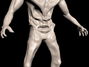 alien 2 Skulpturen 3d print model - Mito3D