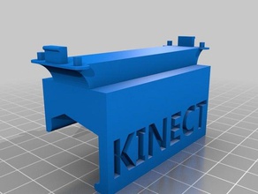 kinect samsung smart tv-Halterung video Spiele 360 microsoft xbox 3d print model - Mito3D