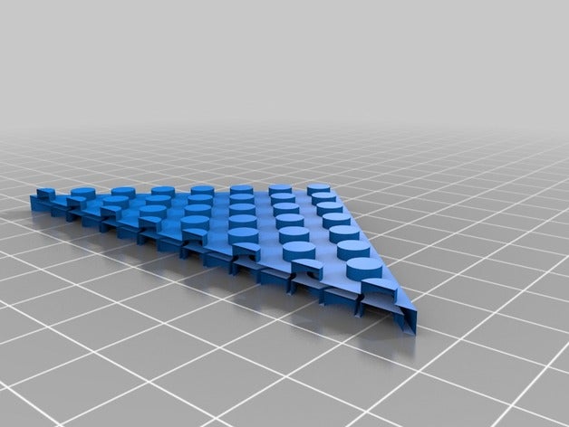 lego base 8x8 right angle triangle toys games 3D print model - Mito3D