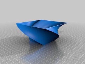 twisted tapered box other 3d print model - Mito3D