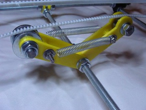 automatic belt tensioner reprap prusa mendel 3d printer parts 3d print model - Mito3D