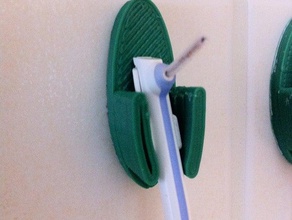 interdentaire brosse à dents titulaire la salle de bains petite tête 3d print model - Mito3D