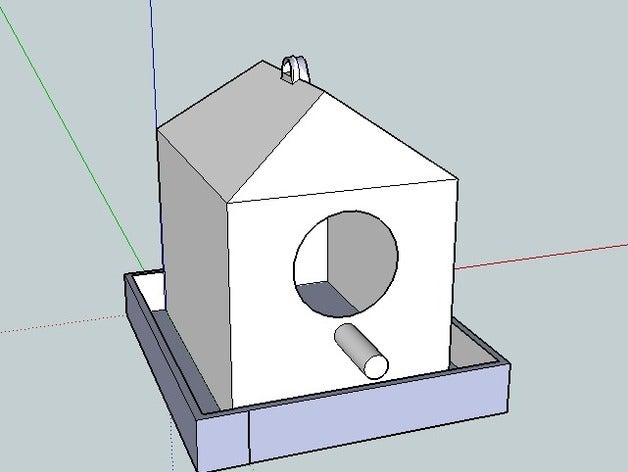 bird house 3d a impressora acessórios 3D print model - Mito3D