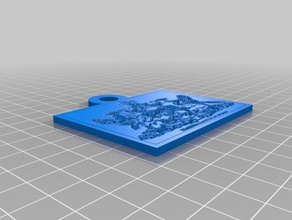 trinidad-tobago 2d sanat özelleştirilmiş 3d print model - Mito3D