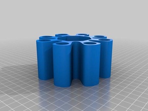 herbe pot les conteneurs 3d print model - Mito3D