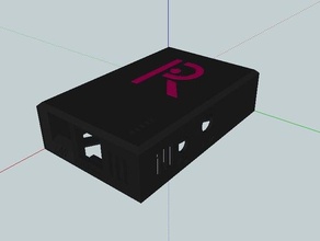 raspberry pi durumda elektronik 3d 3mm bitsfrombytes kutusu dava taslak bilgisayar konut mendal mini model pla prusa reprap stl dosyaları 3d print model - Mito3D
