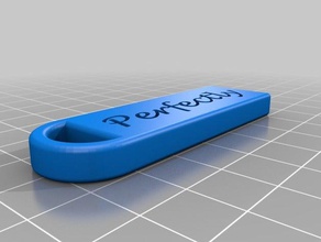 perfectly imperfect keychains 3d print model - Mito3D