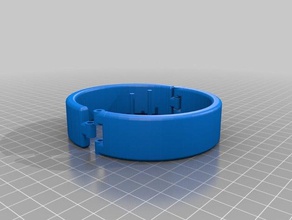 meine angepasste Manschetten Kragen Armbänder 3d print model - Mito3D