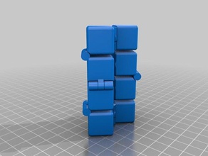 fidget cubo mecânico brinquedos personalizado 3d print model - Mito3D