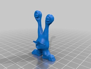 uzaylı yaratık heykeller 3d print model - Mito3D