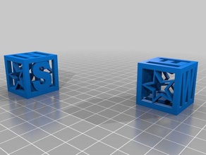 directional dice 3d print model - Mito3D