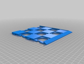 chess board tiles simgle extrusion single 3d print model - Mito3D