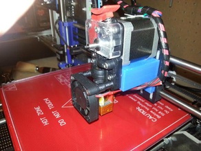 prusa i3 retrabalho ezstruder de montagem 3d a impressora partes extrusora 3d print model - Mito3D