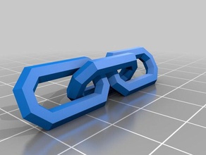 chain bridge test 3 links andere angepasst 3d print model - Mito3D