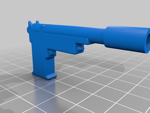pistola de 007 video juegos 3d print model - Mito3D