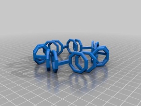 collor 1 bracelets customized 3d print model - Mito3D