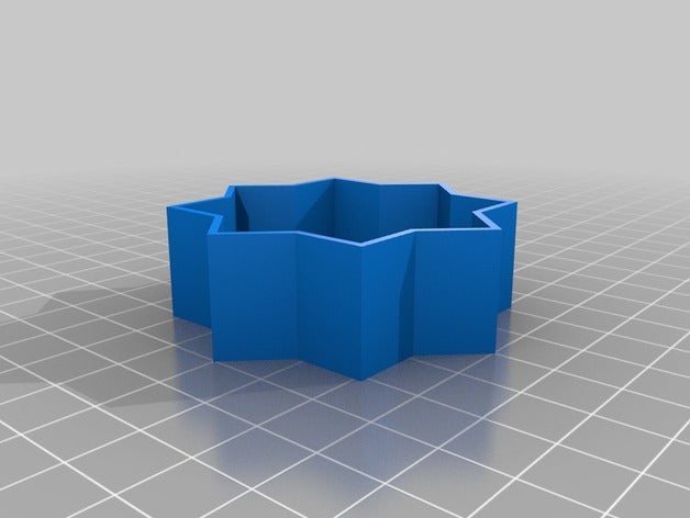 estrella cortador de galletas hogar 3D print model - Mito3D