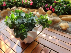 trenzado jarrón hd al aire libre jardín 3d print model - Mito3D
