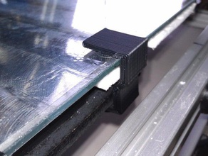 glass bed brackets mendelmax 15 3d printer parts 3d print model - Mito3D