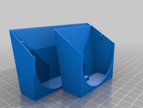 bfb toque em 3d 3000 snap-ventoinha de condutas design simples a impressora os acessórios Impressora duplo duto do ventilador único 3d print model - Mito3D